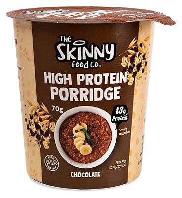 Skinny Food Co High Protein Porridge Pot Chocolate 70g