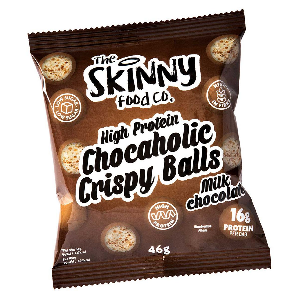 Skinny Food Co High Protein Choco Balls 46G