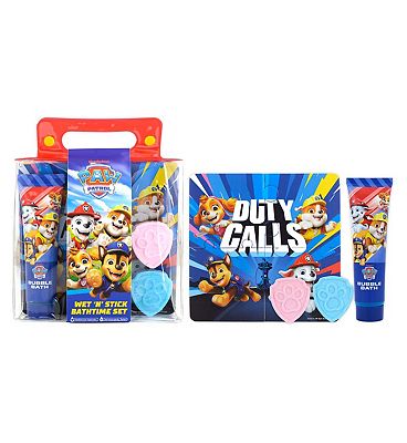 Paw Patrol Wet And Stick Bathtime Set
