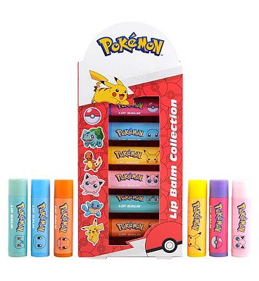 Pokemon Lip Balm Collection 6x 3.5g