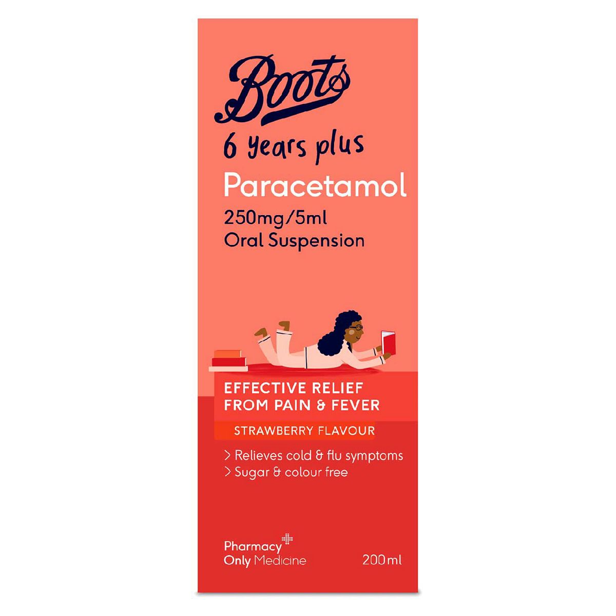   6 Years Plus Paracetamol 250Mg/5Ml Oral Suspension -200 Ml, 200Ml