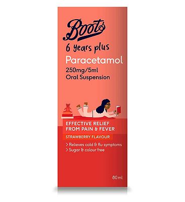 Click to view product details and reviews for Boots 6 Years Plus Paracetamol 250mg 5ml Oral Suspension 80 Ml.