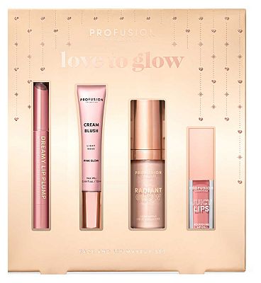 Profusion Love To Glow Face And Lip Make Up Set