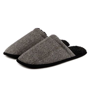 Threads Herringbone Mule Slipper, Shoe Size 8-9