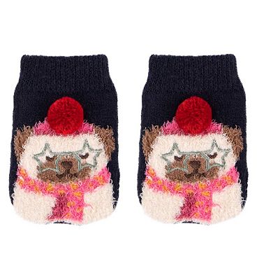 Studio Noel 2 Pack Handwarmers with Knitted Pug Cover, One Size
