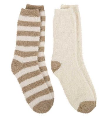 Un:wind 2 Pack Super Soft Cosy Socks, One Size 4-8