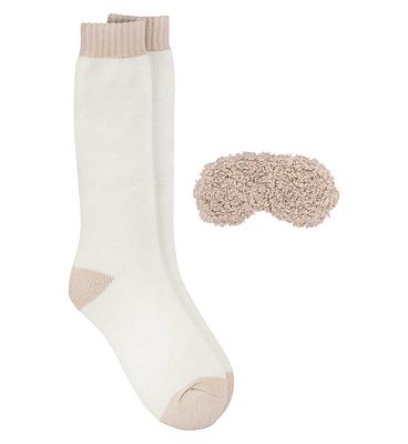 Un:wind Eye Mask & Slouch Sock Gift Set, One Size