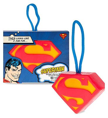 Mad Beauty Warner Brothers Superman Soap On A Rope 150g