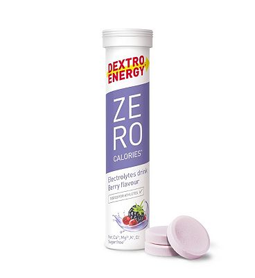 Dextro Energy Zero Calories Berry Flavour Effervescent Tablets, 20 Tablets