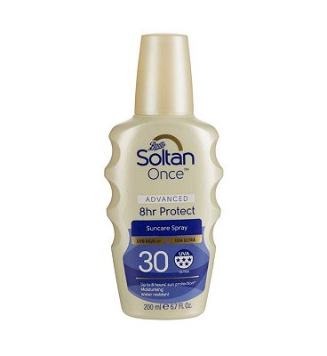 Soltan Once Advanced 8 Hour Protect Suncare Spray Spf 30200 Ml, 200ml