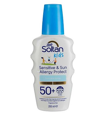 Soltan Kids Sensitive & Sun Allergy Protect Suncare Spray Spf50+ 200 Ml, 200ml