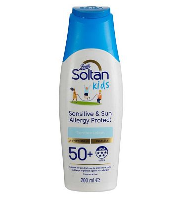 Click to view product details and reviews for Soltan Kids Sensitive Sun Allergy Protect Suncare Lotion Spf50 200ml.