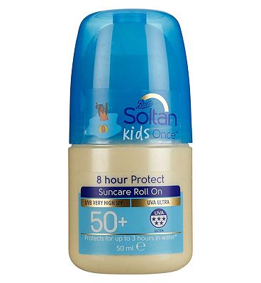 Soltan Kids Once 8hr Protect Suncare Roll On SPF50+ 50ml