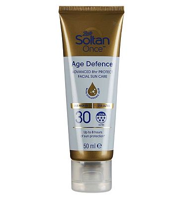 Click to view product details and reviews for Soltan Once Age Defence 8hr Protect Facial Suncare With Hyaluronic Acid Spf30 50ml.