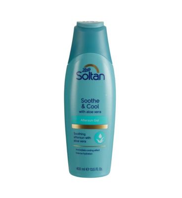 Soltan Soothe & Moisturise Aftersun Gel with Aloe Vera 400ml - Boots