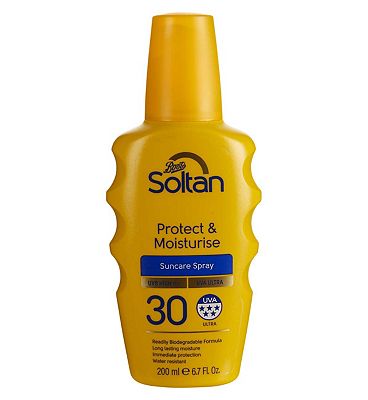 Soltan Protect & Moisturise Suncare Spray SPF30 200ml