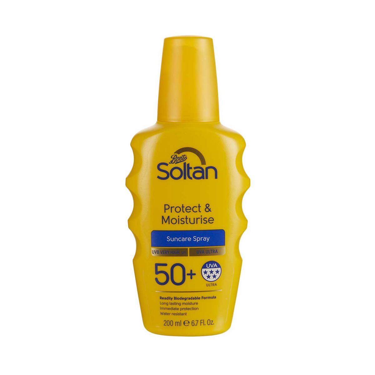 Soltan Protect & Moisturise Suncare Spray Spf50+200 ml, 200ml