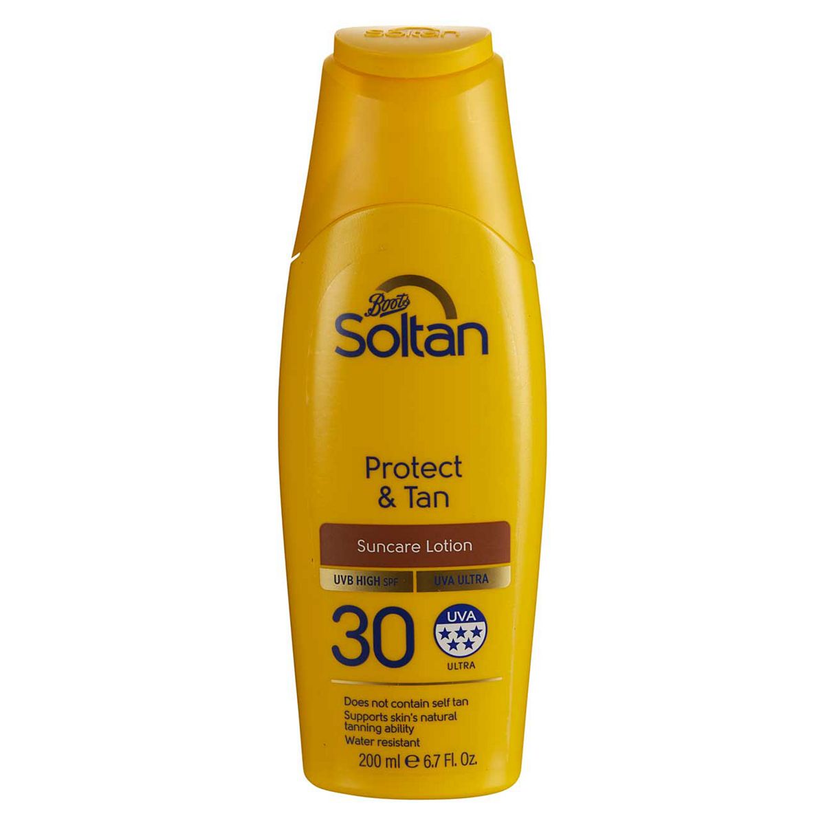 Soltan Protect & Tan Suncare Lotion Spf30200 ml, 200ml
