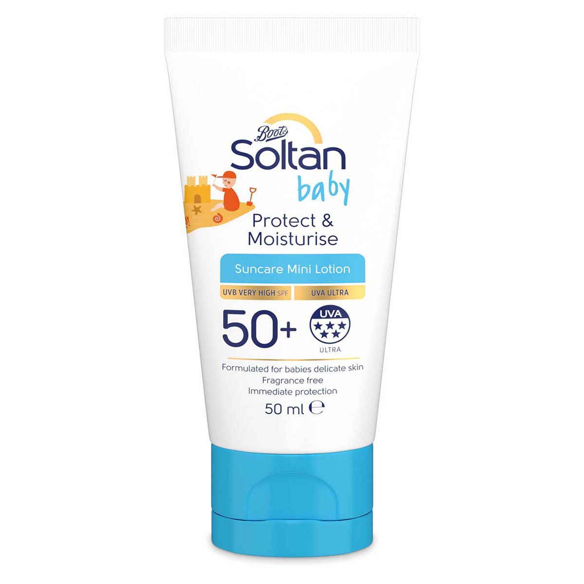 Soltan Baby Protect & Moisturise Mini Suncare Lotion Spf50+ 50ml
