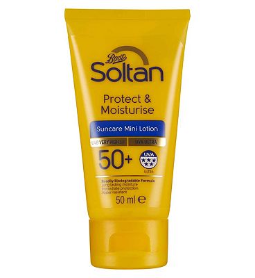 Soltan Protect & Moisturise Mini Suncare Lotion SPF50+ 50ml
