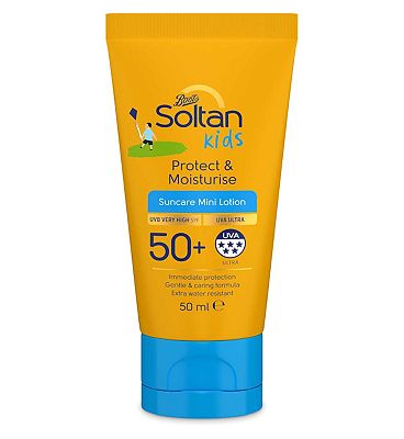 Soltan Kids Protect & Moisturise Mini Suncare Lotion SPF50+ 50ml