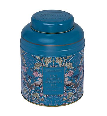 New English Teas Song Thrush Tin with Teabags English Breakfast 2g x 80