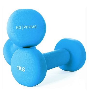 KG Physio 1KG Dumbbells Blue