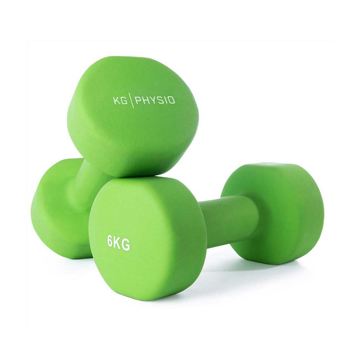 Kg Physio 6Kg Dumbbells Green