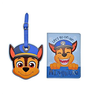 Paw Patrol Chase Passport And Luggage Tag