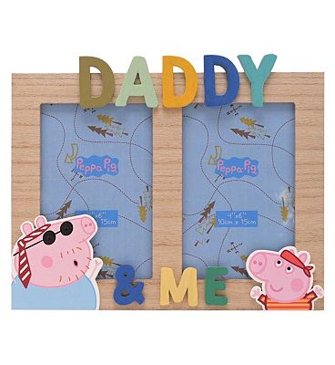 Peppa Pig Daddy & Me Photo Frame