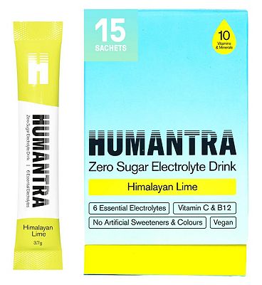 Humantra Himalayan Lime Electrolyte Powder 15 X 3.7g Sachets