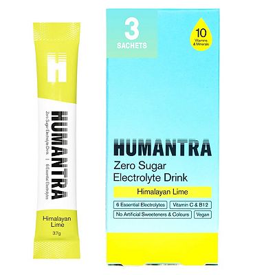 Humantra Himalayan Lime Electrolyte Powder 3 X 3.7g Sachets