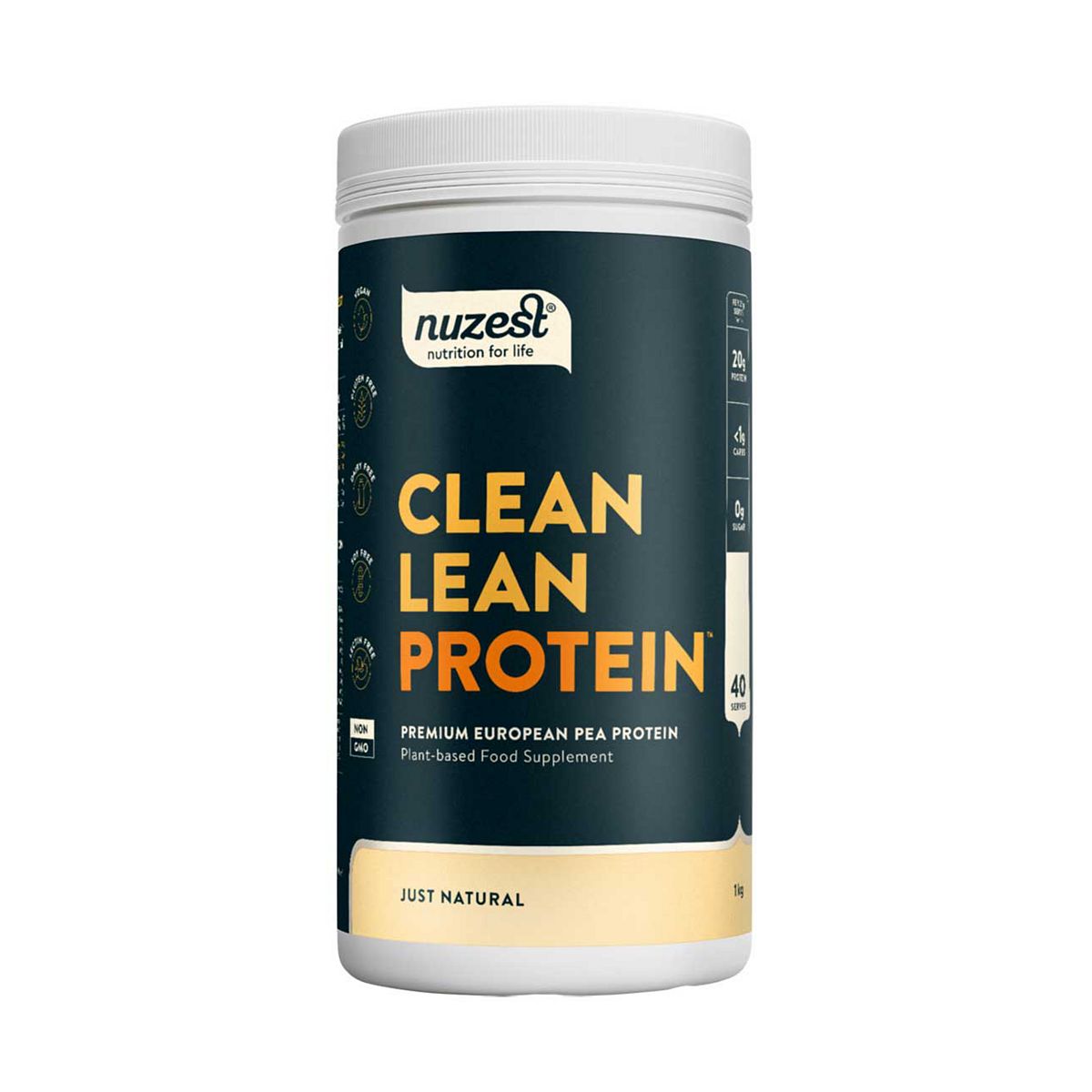 Nuzest Clean Lean Protein Premium European Pea Powder Just Natural 1Kg