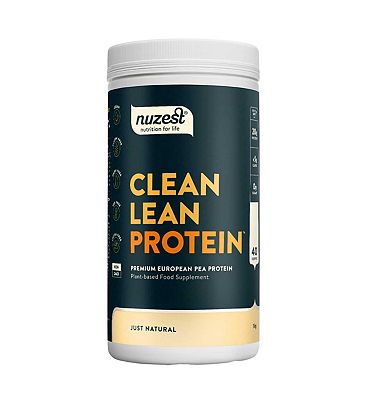NUZEST Clean Lean Protein Premium European Pea Protein Powder Just Natural 1kg