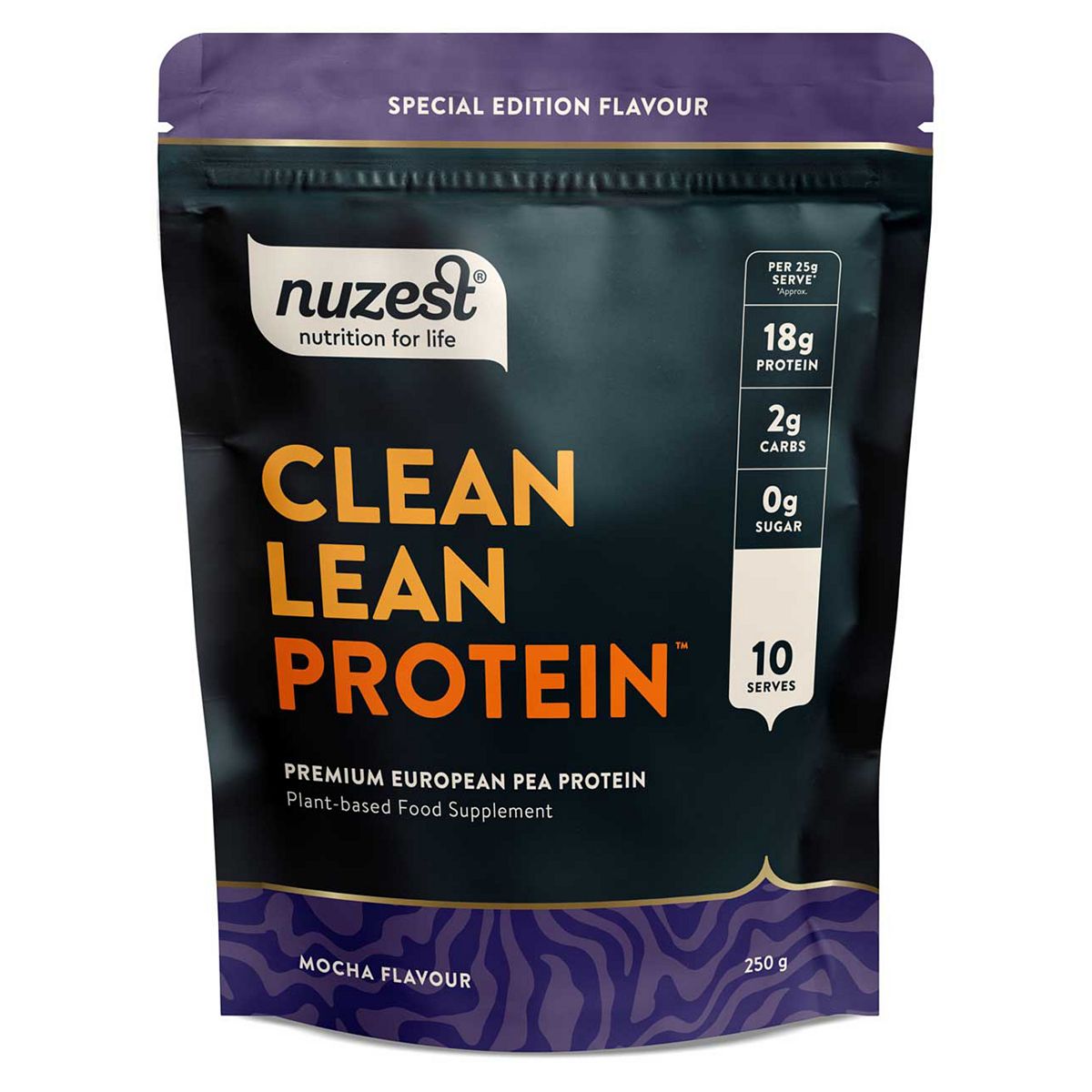 Nuzest Clean Lean Protein Premium European Pea Powder Mocha 250G