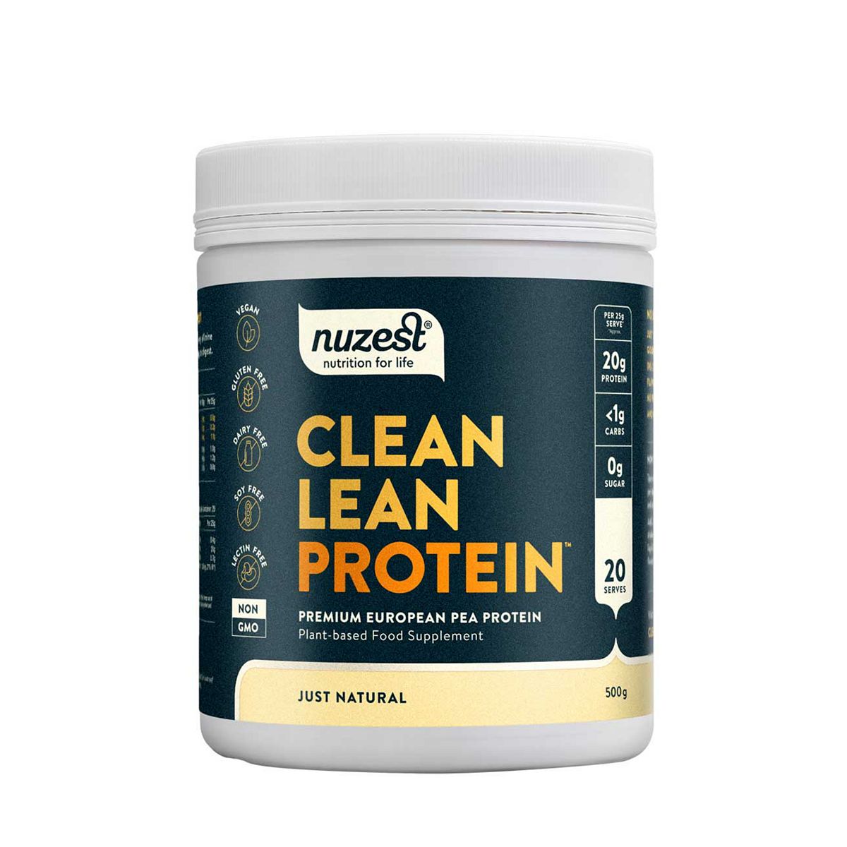 Nuzest Clean Lean Protein Premium European Pea Powder Just Natural 500G