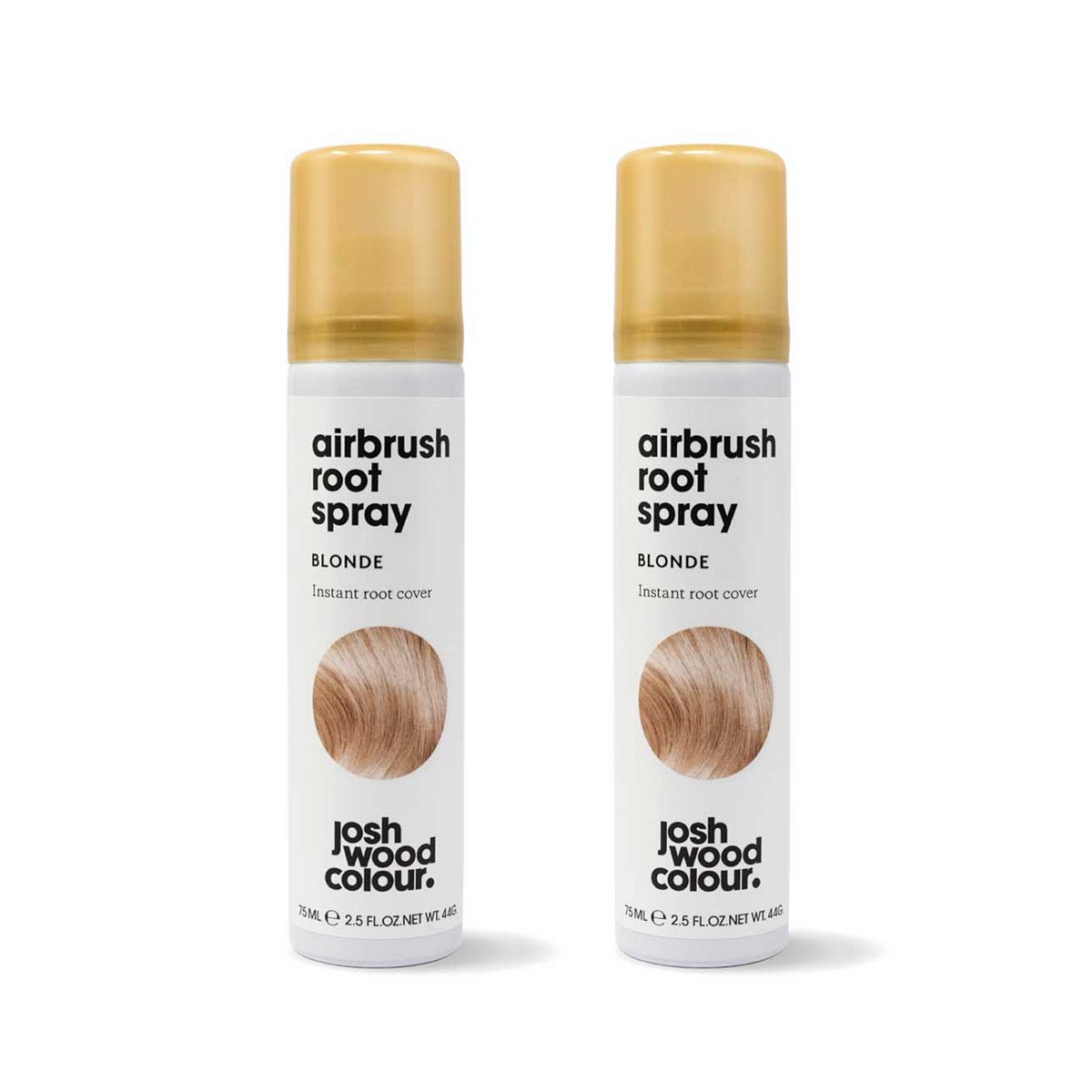 Josh Wood Colour Airbrush Root Spray Blonde 75Ml X2