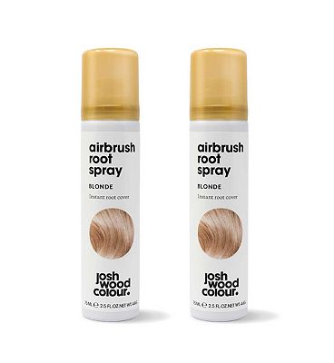 Josh Wood Colour Airbrush Root Spray Blonde 75ml x2