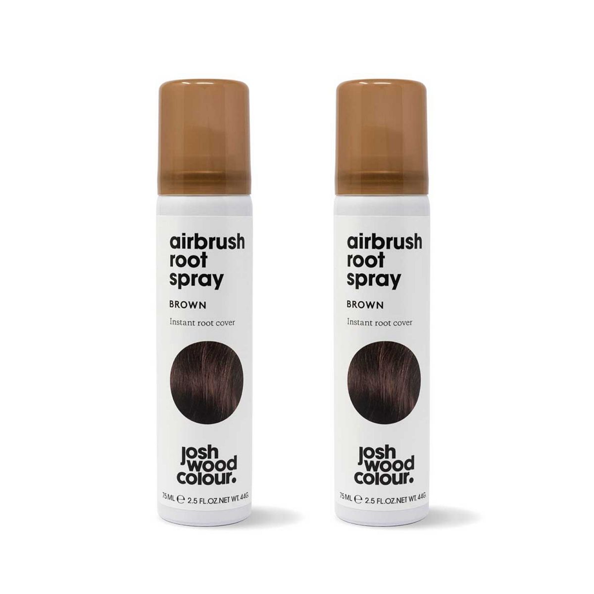 Josh Wood Colour Airbrush Root Spray Brown 75Ml X2