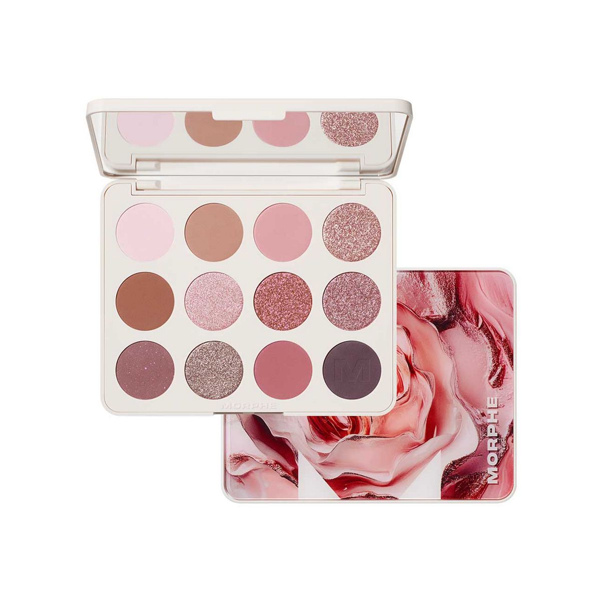 Morphe Rose Frequency 12 Pan Eyeshadow Palette 15g