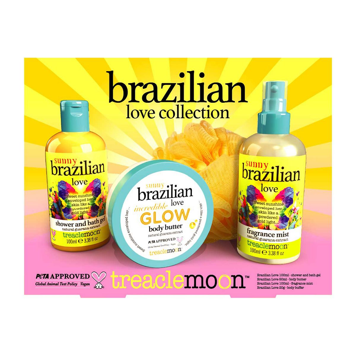 Treaclemoon Brazilian Love Collection Gift Set