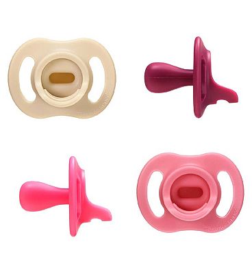 Tommee Tippee Ultra-Light Stayput Dummy Silicone Soother 6-18m 4-pack