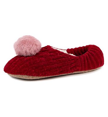 Studio Noel Knitted Footsies With Pom, One Size 4-8