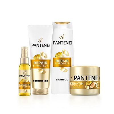 Pantene Repair & Protect Bundle  Shampoo, Conditioner, Hair Mask & Hair Oil