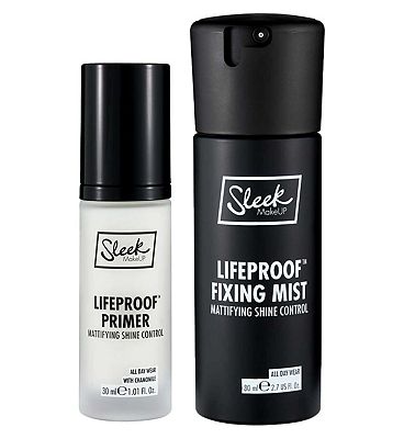 Click to view product details and reviews for Sleek Makeup Mattifying Oil Control Primer Fixing Spray Duo.