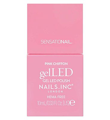 Click to view product details and reviews for Nails Inc Gelled Gel Colour Polish Pink Chiffon Candy Pink 10ml.