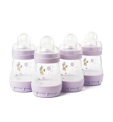 MAM Easy Start Anti Colic 160ml Bottle - 4pk Lilac