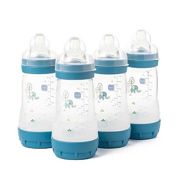 MAM Easy Start Anti-Colic 260ml Bottle - 4pk Blue