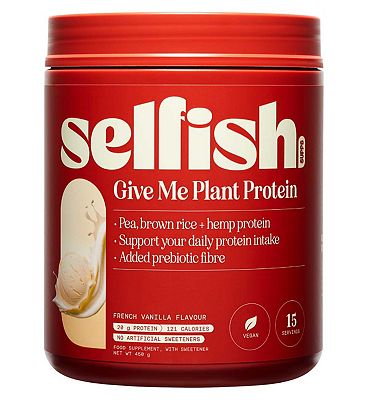 Selfish Supps Give Me Plant Protein 450g Vanilla Flavour