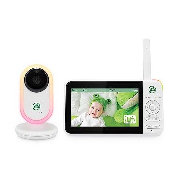 LeapFrog 5 Inch Video Baby Monitor with Night Light White LF2415HD